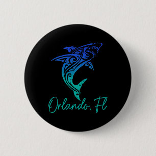 Orlando Fl Shark Scu Diving Surfer Surf Florida Su Button