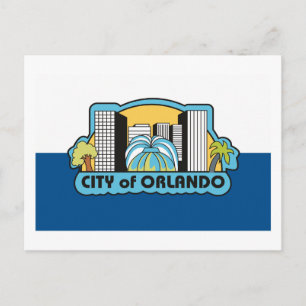 Orlando Flag Postcard