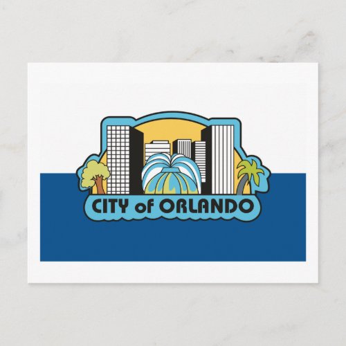 Orlando Flag Postcard