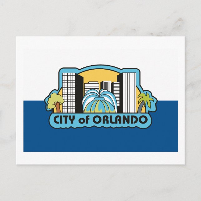 Orlando Flag Postcard (Front)