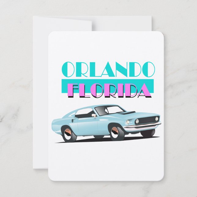Orlando Florida 80s poster (Front)