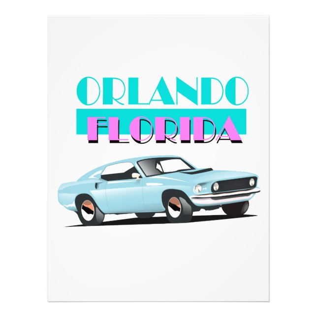 Orlando Florida 80s poster (Front)
