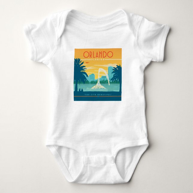 Orlando Florida Baby Bodysuit (Front)