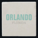 Orlando Florida Beach Style Stone Coaster<br><div class="desc">Enjoy our Orlando,  Florida beach style coasters.</div>