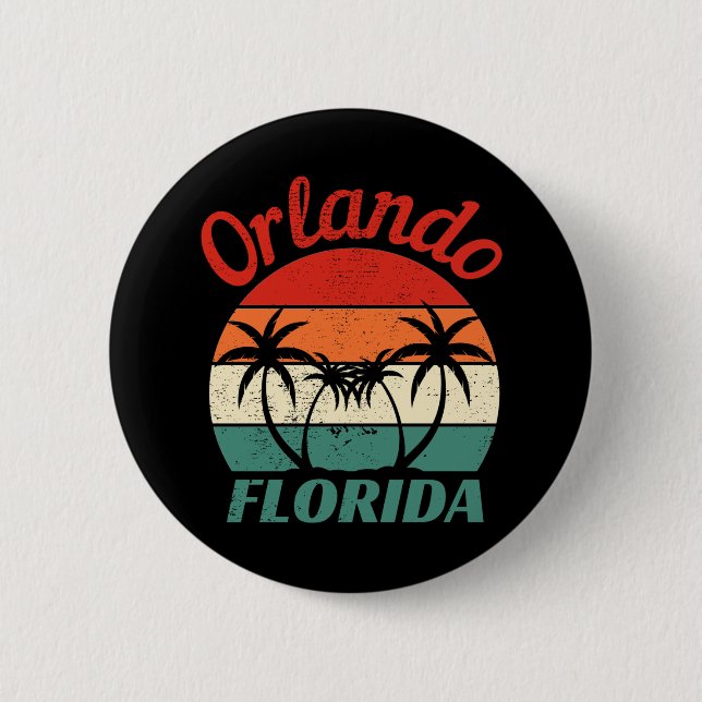 Orlando Florida Button (Front)