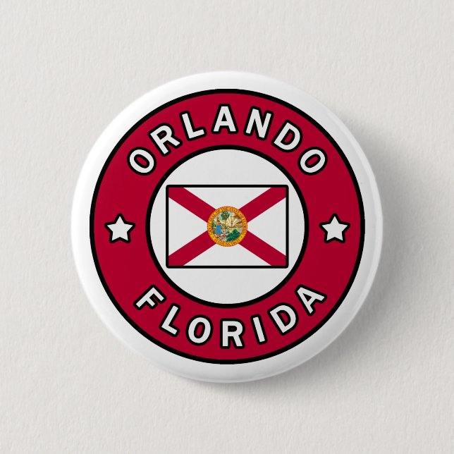 Orlando Florida Button (Front)