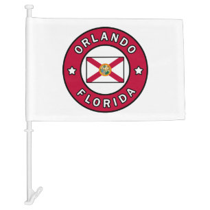 Orlando Florida Car Flag