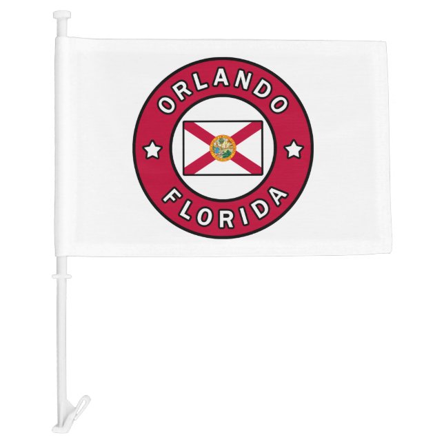 Orlando Florida Car Flag (Front)