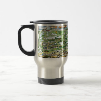 Orlando Florida Cartoon Map Travel Mug