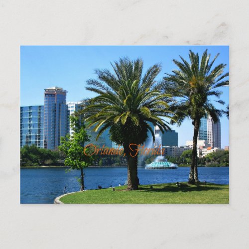 Orlando Florida Cityscape Postcard