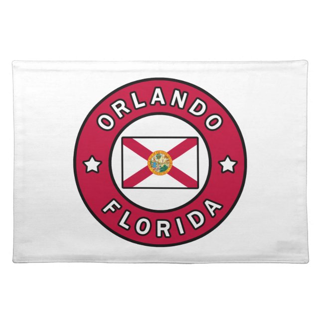 Orlando Florida Cloth Placemat (Front)