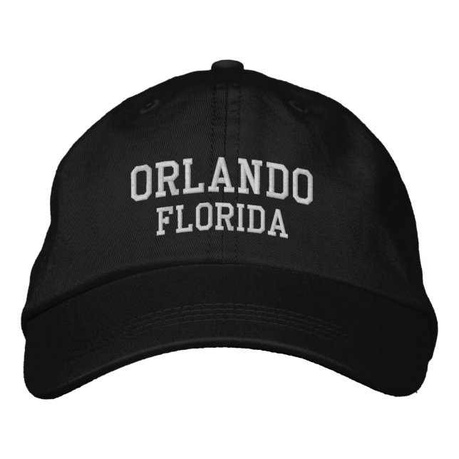 Orlando Florida Embroidered Baseball Hat (Front)