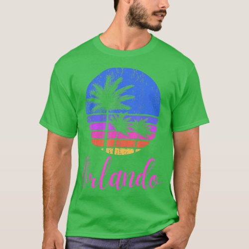 Orlando Florida Family Vacation Beach Tropical  T_Shirt