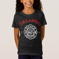 Zazzle Create Your Own Fire Department Logo T-Shirt, Men's, Size: Adult S, Black