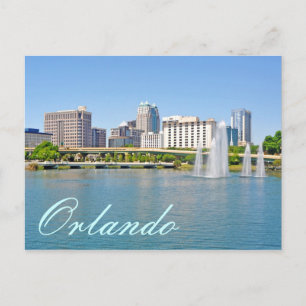 Orlando, Florida from Lake Lucerne Postcard