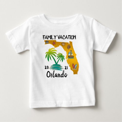 Orlando Florida Group Matching Vacation   Baby T_Shirt
