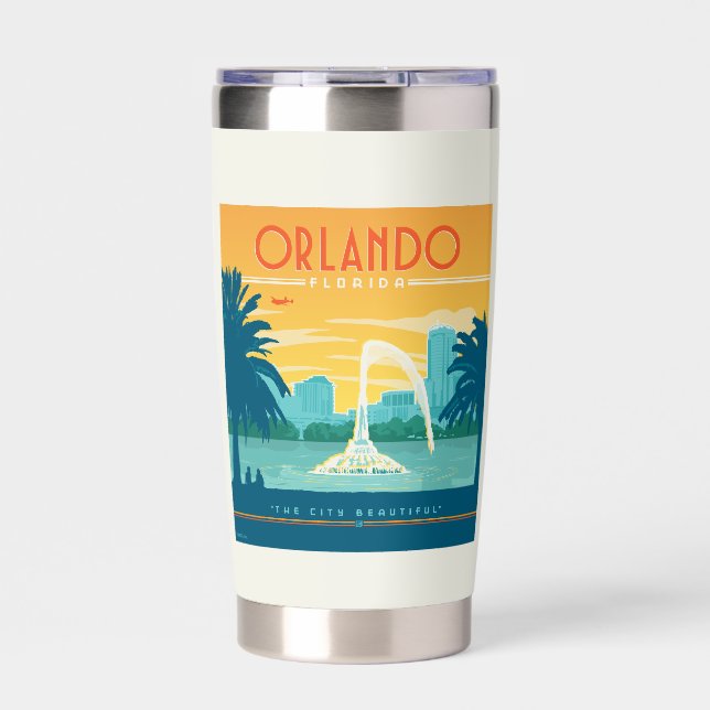 Orlando Florida Insulated Tumbler (Front)