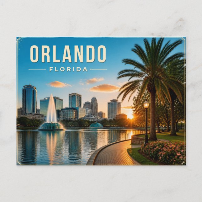 Orlando Florida Postcard (Front)