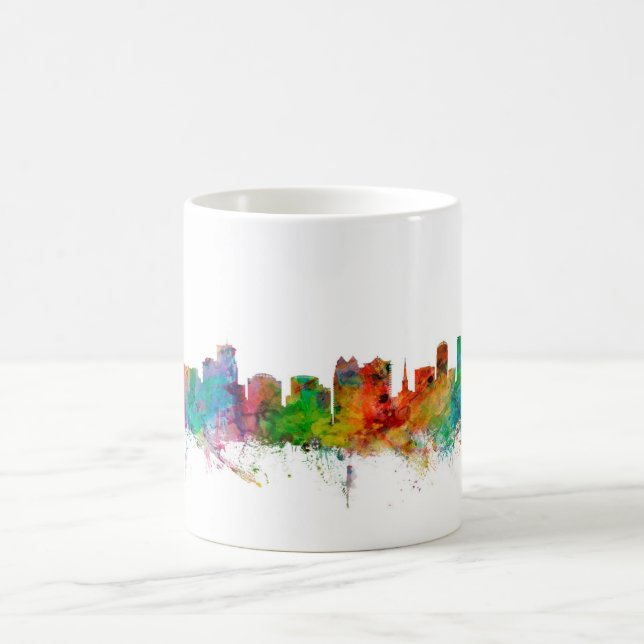 Orlando Florida Skyline Coffee Mug (Center)