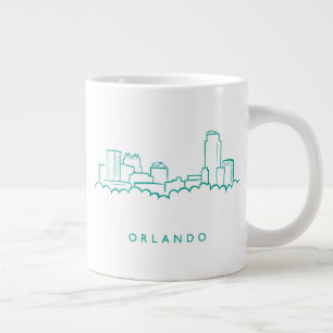 Orlando Florida Skyline Giant Coffee Mug