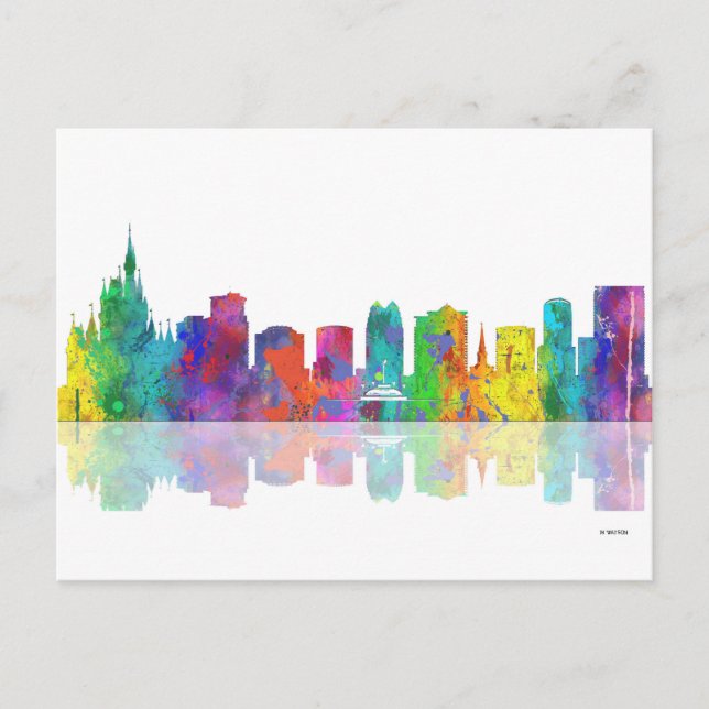 Orlando, Florida Skyline Postcard (Front)