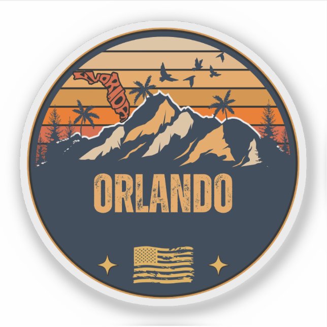 Orlando, Florida  Sticker (Front)