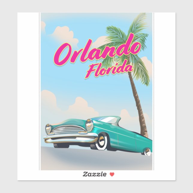 Orlando Florida Sticker (Sheet)