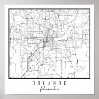Orlando Florida Street Map