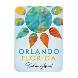 Orlando Florida Sunshine Travel Magnet