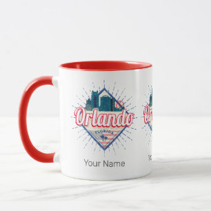 Orlando Florida United States Skyline Vintage USA Mug