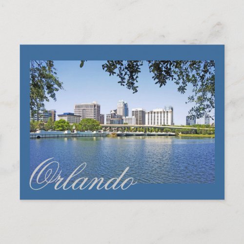 Orlando Florida viewed from Lake Lucernee Postcard