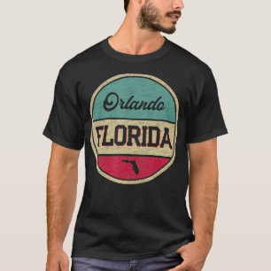 Orlando Florida Vintage 70s 80s Retro Style Men Wo T-Shirt