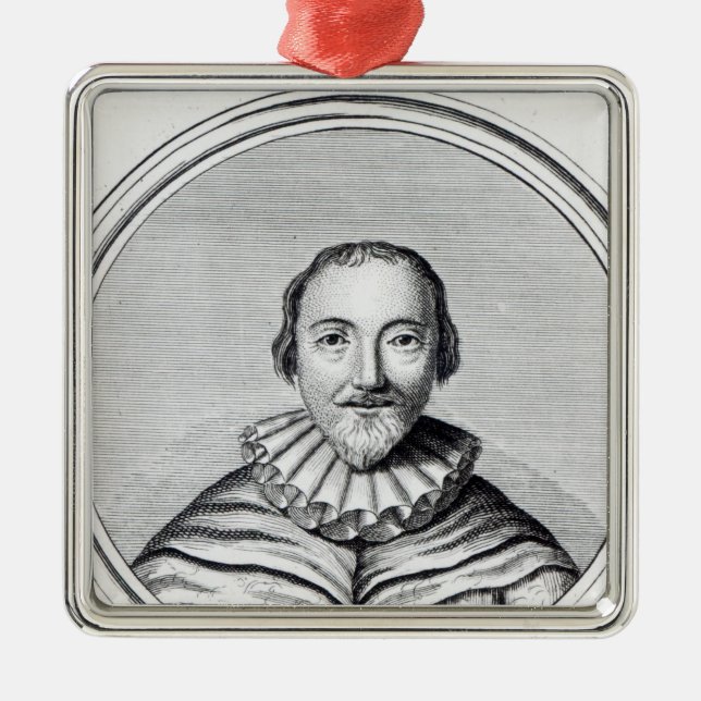 Orlando Gibbons, engraved by J. Caldwall Metal Ornament (Front)