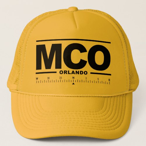 Orlando International Airport MCO Trucker Hat