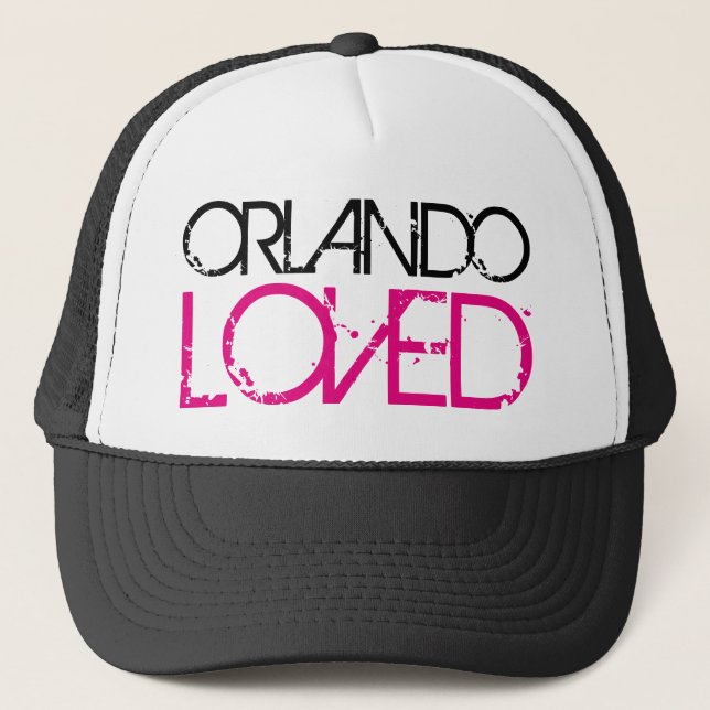 ORLANDO LOVED TRUCKER HAT (Front)