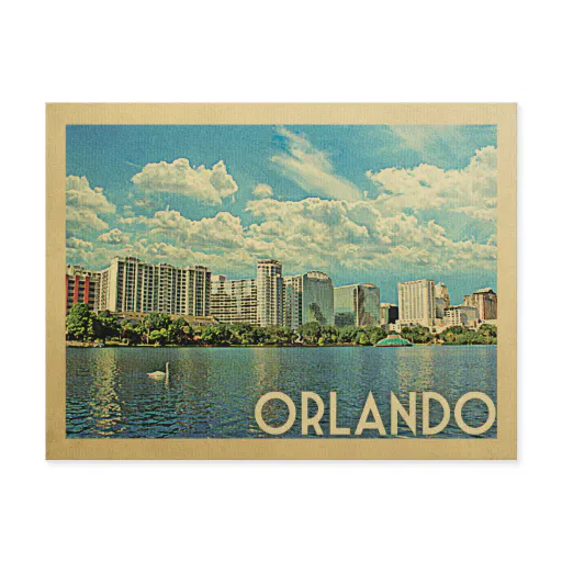 Orlando Postcard Florida Vintage Travel