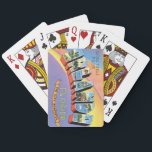 Orlando Retro Greeting Playing Cards<br><div class="desc">This is a terrific retro,  colorful postcard from Orlando,  Florida repurposed!</div>
