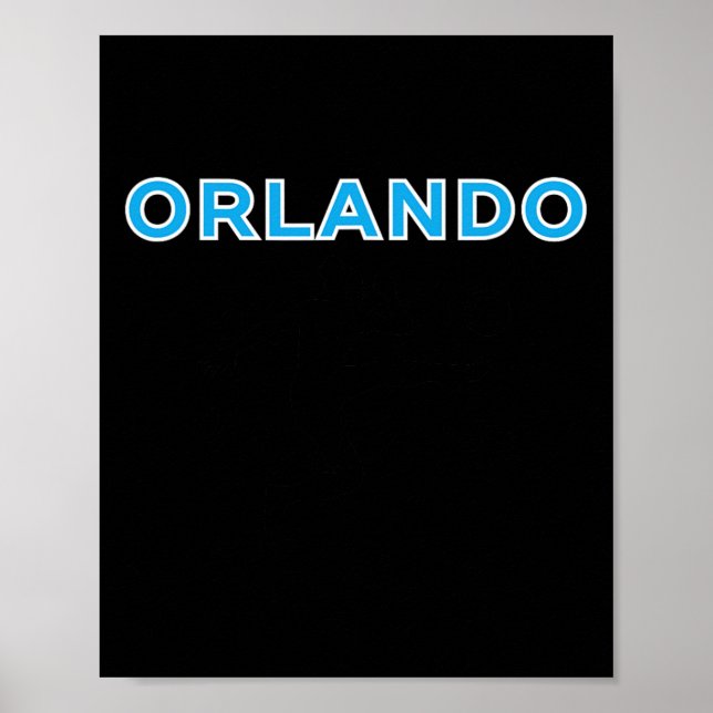 Orlando Soccer Fan Support Stadium Show Your Pride Poster (Front)