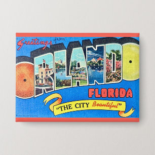 Orlando Vintage Greeting Button