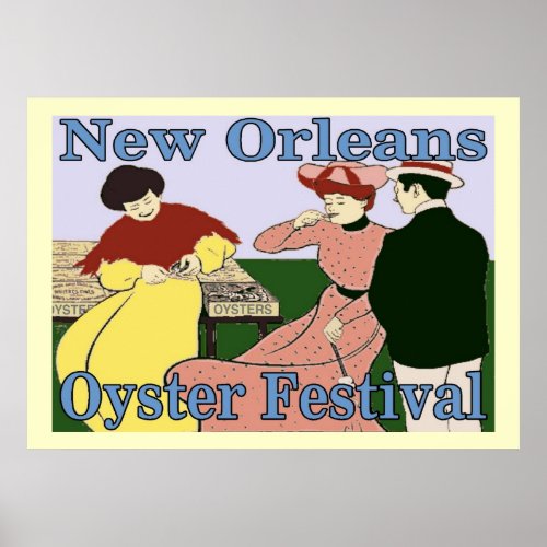 Orleans Oyster Festival Poster