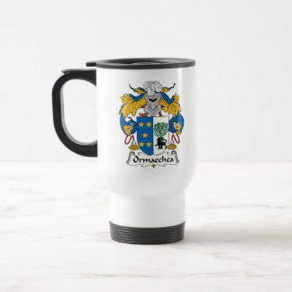 Ormaechea Family Crest Travel Mug