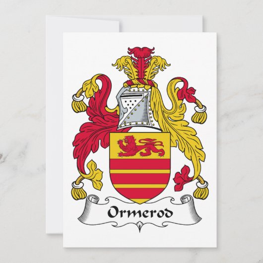 Ormerod Family Crest (Front)