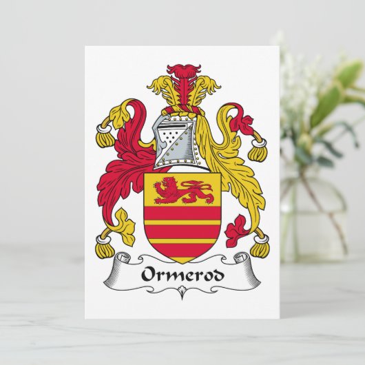 Ormerod Family Crest (Standing Front)