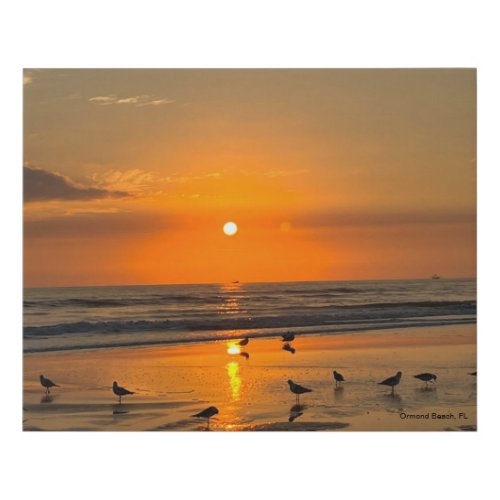 Ormond Beach Floirda Sunrise Canvas Art