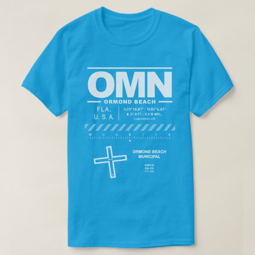 Ormond Beach Municipal Airport OMN T_Shirt