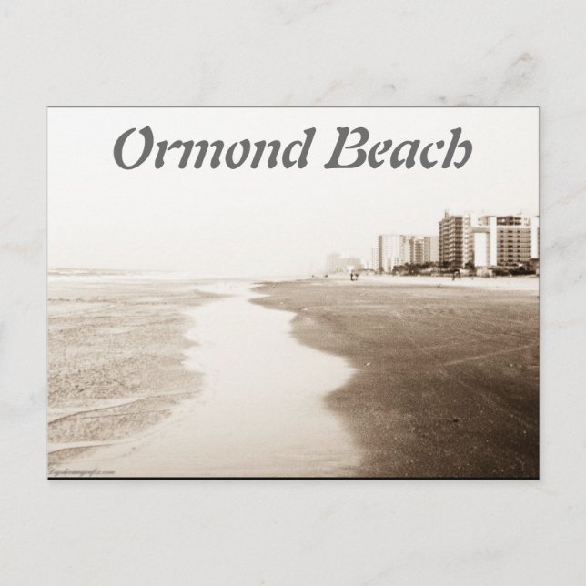 ormond beach postcard (Front)