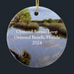 Ormond Scenic Loop and Trail Ornament 2024<br><div class="desc">Celebrate the holidays and show your support for the Ormond Scenic Loop and Trail with this ornament while supporting the Ormond Scenic Loop and Trail. This photo was taken along Highbridge Road overlooking the Halifax River. Official Merchandise - 100% of the profits go to Ormond Scenic Loop and Trail.</div>