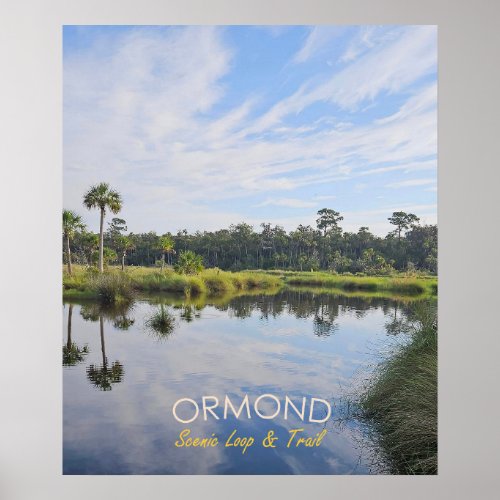 Ormond Scenic Loop and Trail Travel Poster