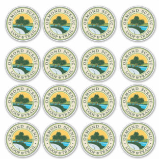 Ormond Scenic Loop Sticker Sheet - Set of 16