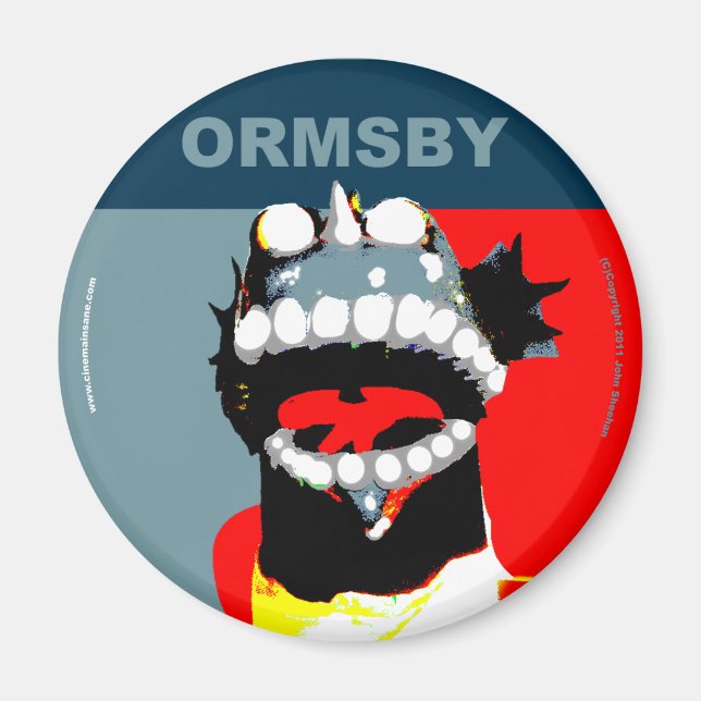 Ormsby Campaign Magnet Round (Front)